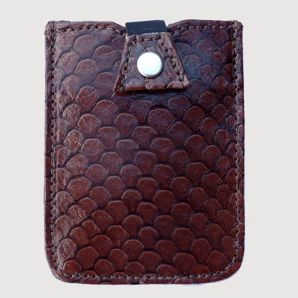 Fish Skin Leather Credit Card holder - Sea Leather Accessories